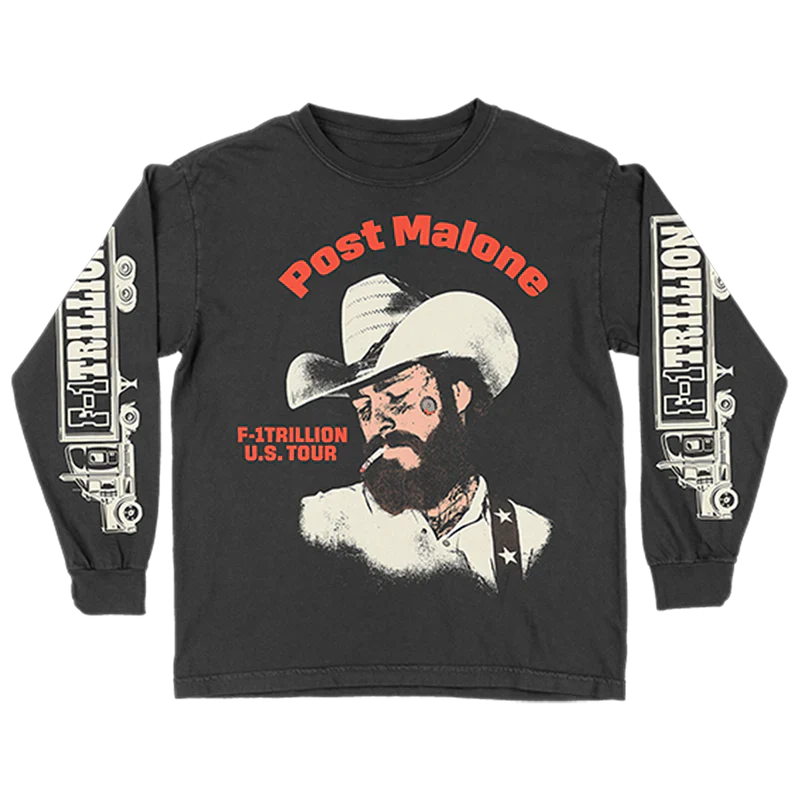 Post Malone F-1 Trillion Tour Long Sleeve