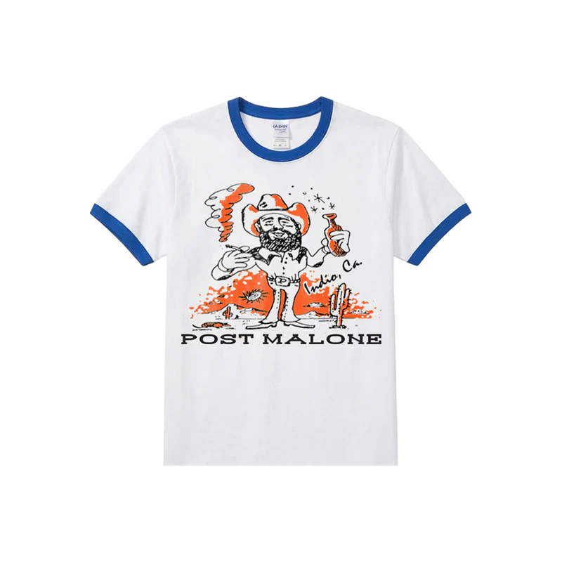 Cartoon Ringer T-Shirt